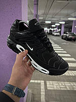 Чоловічі зимові чорні термо кросівки Nike Air Plus TN, зимові чоловічі кросівки до -15 градусів на подушках