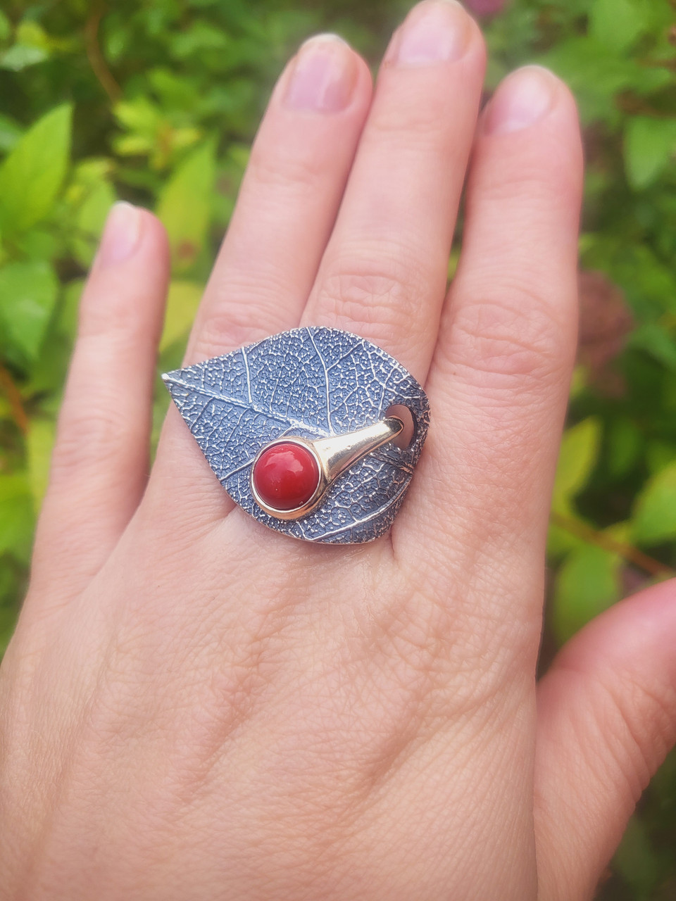 Каблучка срібна Фікус від виробника Іріда-В Харків, фото 1