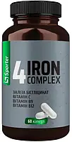 Комплекс з бісгліцинатом заліза, Sporter, 4 Iron complex - 60 капс