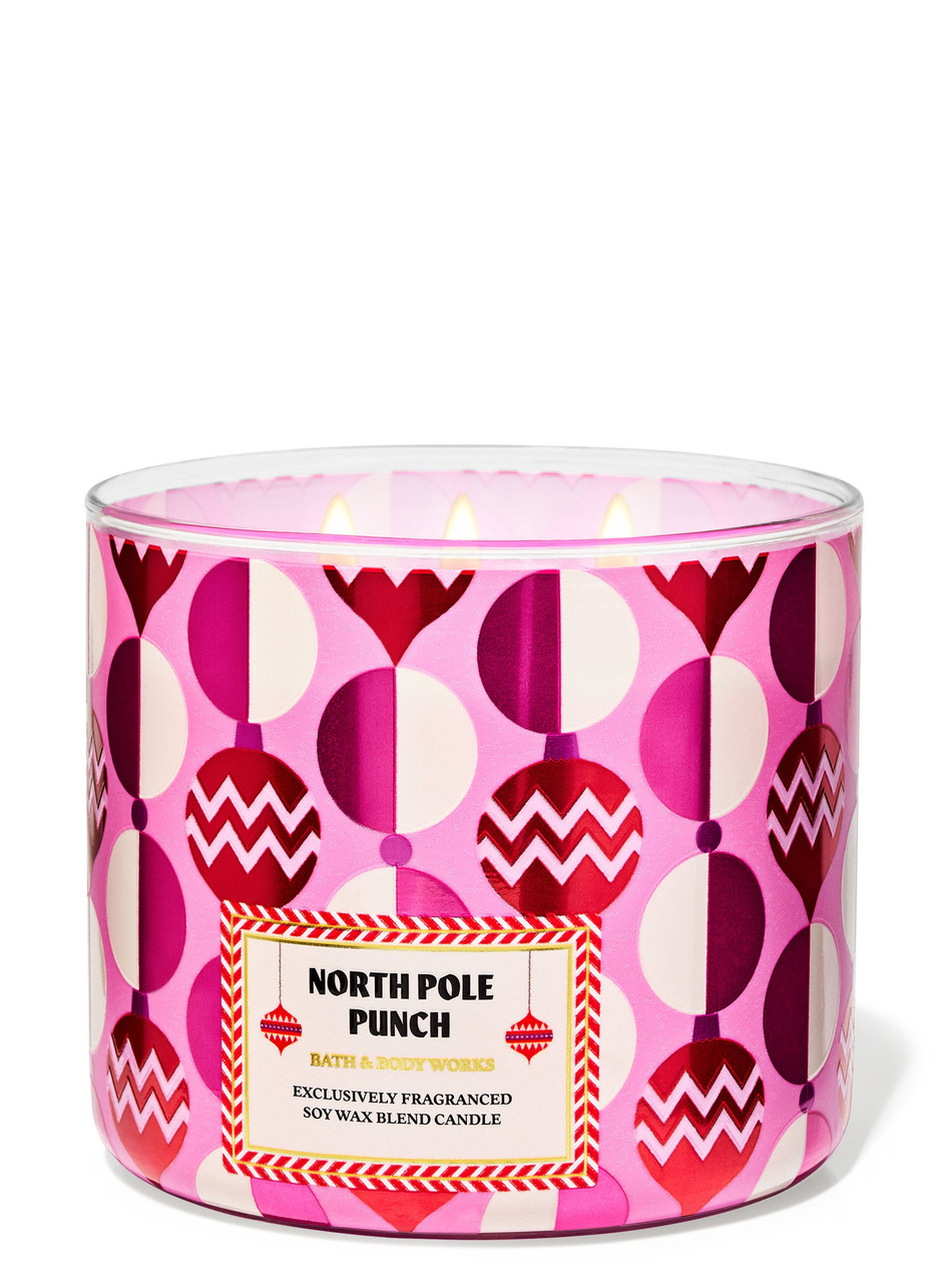Свічка Bath & Body Works — North Pole Punch на 3 гноти / 411 г, фото 1