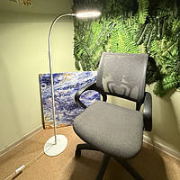 Led торшер підлоговий білий 7W 5000K природній 220V 1,69м гнучкий корпус