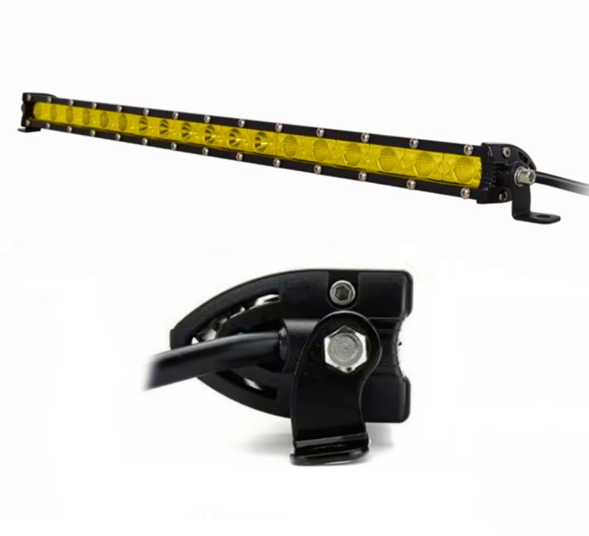 Жовта однорядна світлодіодна фара InLab SL-30Y 54W CREE SPOT 505мм