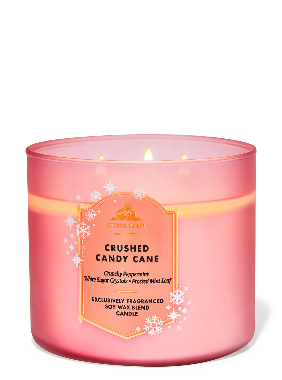 Свічка Bath & Body Works — Crushed Candy Cane на 3 гноти / 411 г, фото 1
