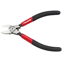 Кусачки бокорезы 160 мм TAJIMA Premium (Япония) CrV для пластика, плоские губки