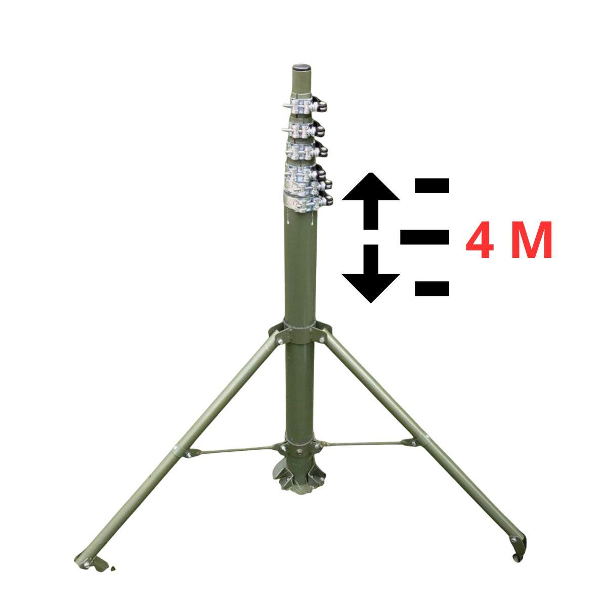 Телескопічна щогла (4 метри) для Alientech, Avenger, РЕБ