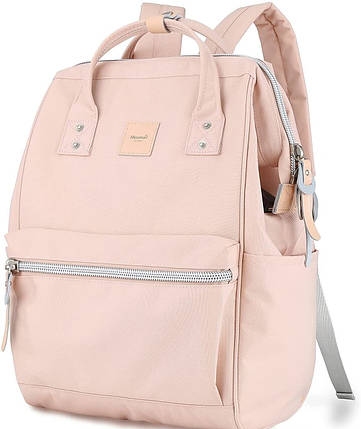 Рюкзак-сумка водонепроникний HIMAWARI 1881-18 рожевий з кишенею для ноутбука та USB, фото 1