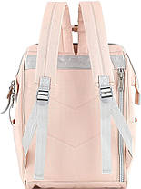 Рюкзак-сумка водонепроникний HIMAWARI 1881-18 рожевий з кишенею для ноутбука та USB, фото 3