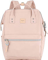 Рюкзак-сумка водонепроникний HIMAWARI 1881-18 рожевий з кишенею для ноутбука та USB, фото 2