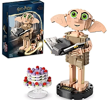 Конструктор Harry Potter "Доббі - Домашній Ельф" 443 деталі. Збірна фігурка 19 см