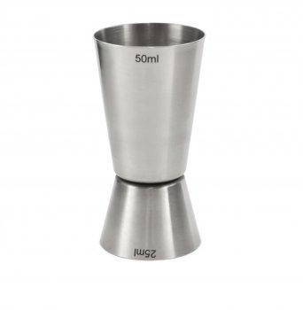 Джіггер 25/50 мл професійні барні аксесуари та обладнання, фото 1