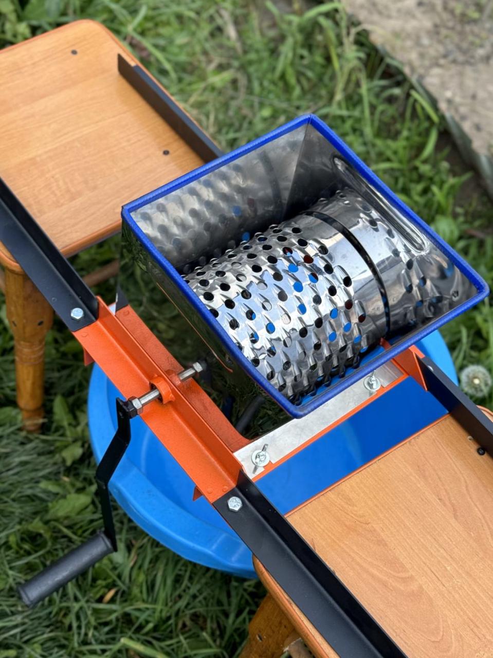 Кормоподрібнювач Коза міні нержавійка 3 в 1, фото 1