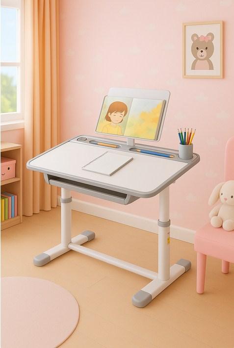 Ергономічний письмовий стіл, Парта для дітей Mark Adler Study 3.0 Grey, фото 1