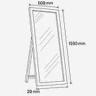 Дзеркало підлогове в повний зріст для дому з фасадом із МДФ Дзеркала для спалень і передпокоїв 50 см завширшки, фото 4