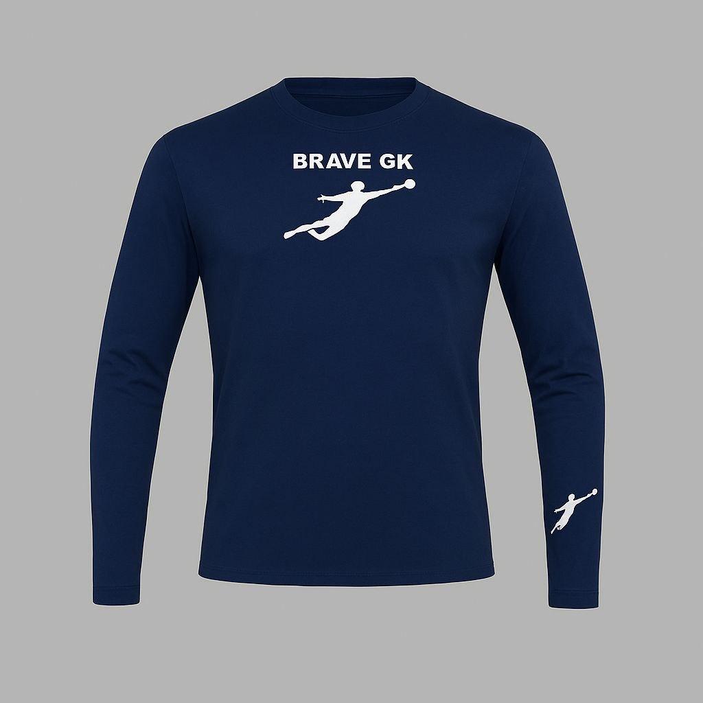 Термокофта дитяча воротарська BRAVE GK (синя), фото 1