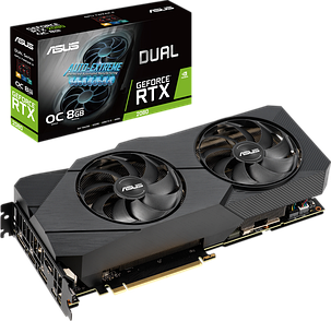 Відеокарта GeForce RTX 2080 8GB Asus Super Dual EVO OC V2 (DUAL-RTX2080S-O8G-EVO-V2) Б/В, фото 1
