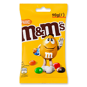 Драже M&M's з молочним шоколадом та арахісом 90 г.