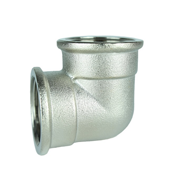 Коліно нікельоване 1" ВР х 1" ВР, латунний фітинг різьбовий