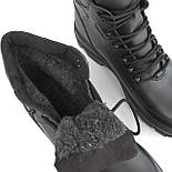 Черевики шкіряні на гумовій підошві з хутром шкіряне зимове чоловіче взуття великих розмірів 46 7 8 9 50 Major Payne Butex BS, фото 7