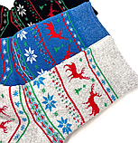 Шкарпетки жіночі класичні повна махра Новорічні асорті 23-25 р. (12 пар!) (Зимові), фото 4