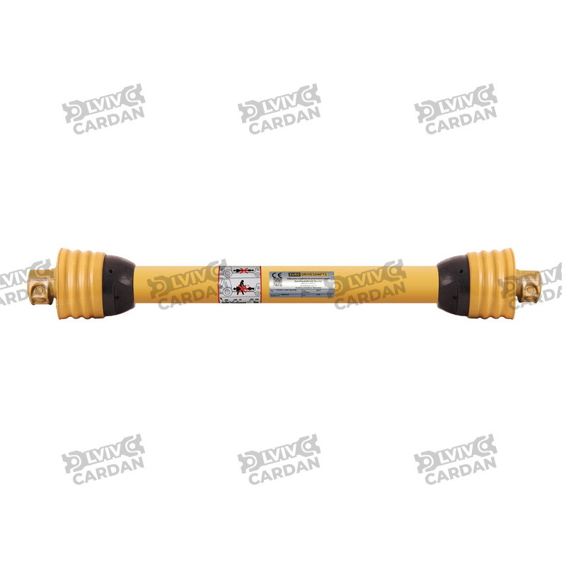 Карданний вал - хрестовина 30.2х92, L=1200мм, 6/6, 695Нм, (L6-3092-101-66)