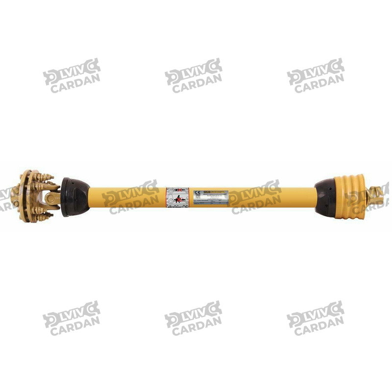 Карданний вал - хрестовина 30.2х92, L=1600мм, 6/6FC, 695Нм, (L6-3092-96-66FC)