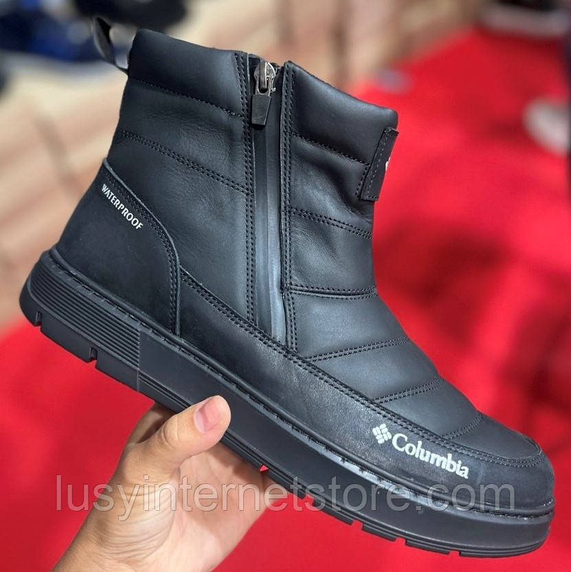 Чоботи зимові чоловічі шкіряні від виробника модель ВР25-2113, фото 1