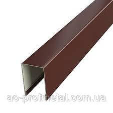 Планка П-подібна для профнастилу, П-образна планка для забору, Купити П-подібну планку на паркан., фото 1