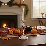 Підсвічник канделябр посріблений на 1 свічку APS, фото 3