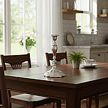 Підсвічник канделябр посріблений на 1 свічку APS, фото 4