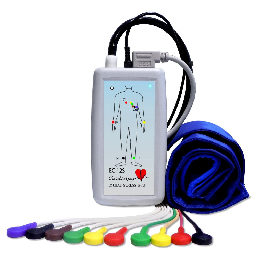 Система ЕКГ у стані спокою та стрес-тест навантаження EC-12S з USB-02/A