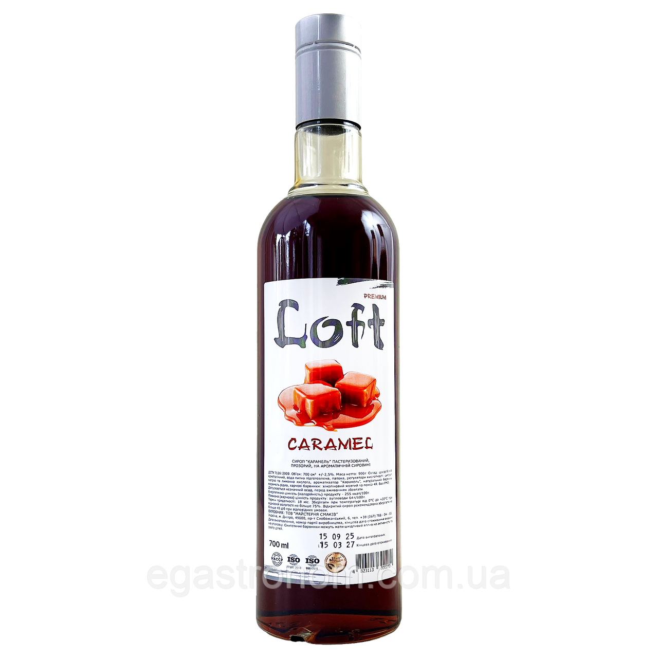 Сироп карамель Лофт Loft caramel 700ml 9шт/ящ (Код: 00-00018271), фото 1