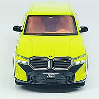 Металева машинка BMW XM Автопром AP7742-1 — світло, звук, відкривні двері, масштаб 1:24, фото 7