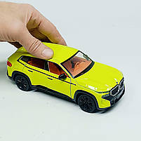 Металева машинка BMW XM Автопром AP7742-1 — світло, звук, відкривні двері, масштаб 1:24, фото 5