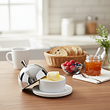 Маслянка для вершкового масла з кришкою APS 9 см, фото 3