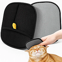 Щітка рукавичка для чищення одягу та килимів 24*16 см/Електростатична рукавичка від шерсті