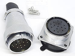 Роз'єм WS40-15P 15 контактів пари