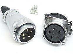 Роз'єм WS40-5P 5 контактів пари