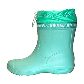 Напівчоботи жіночі бірюзові EVA Jose Amorales