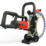 Кільцева пила для різання бетону Profinstrument PB300 (3.5 кВт 30см) для мокрого та сухого різання бетону, фото 7