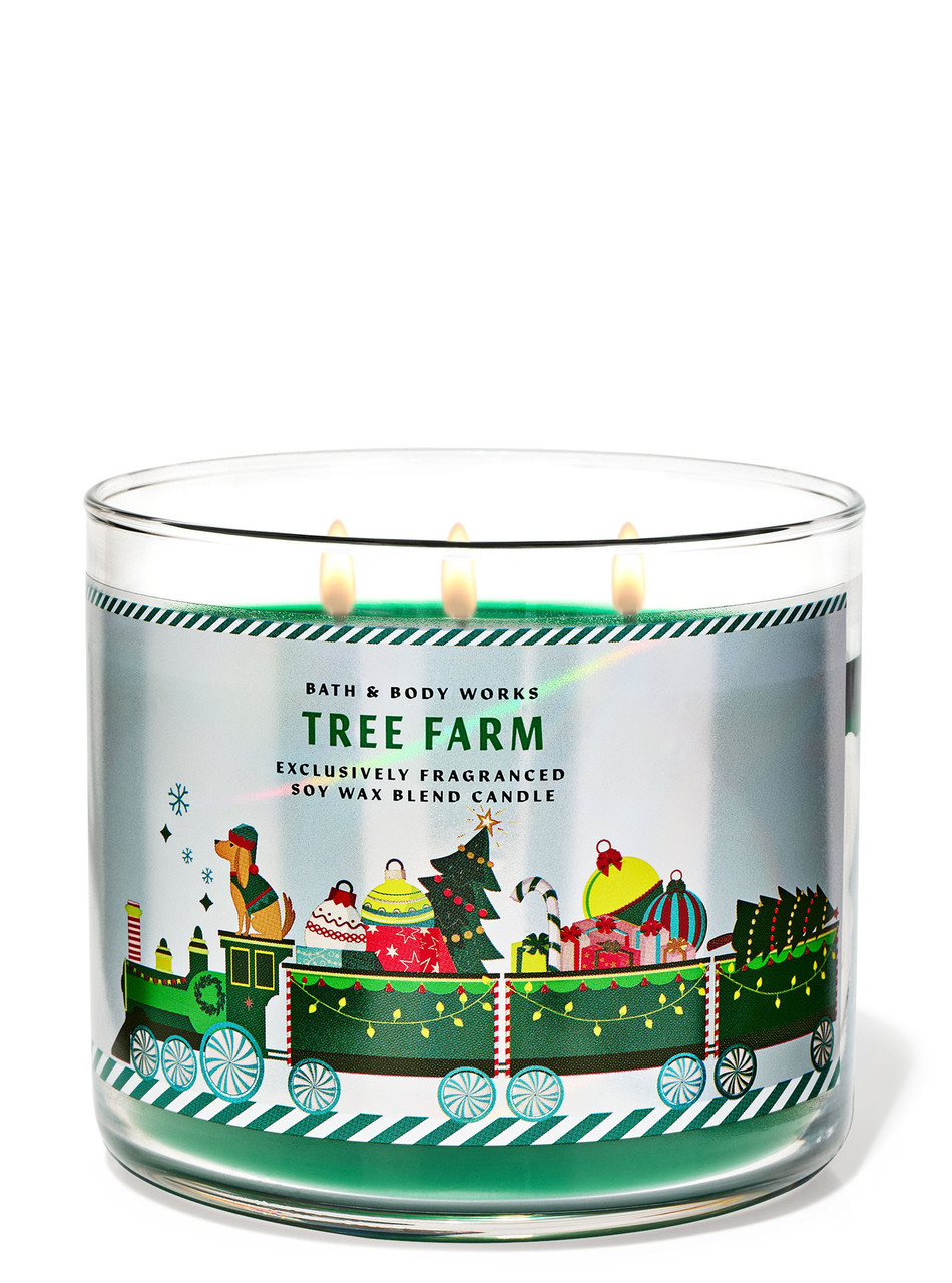 Свічка Bath & Body Works — Tree Farm на 3 гноти / 411 г, фото 1