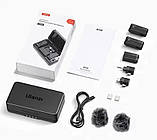 Бездротовий мікрофон Ulanzi A100 (Lightning, Type-C, jack 3.5 мм) для телефону та відеокамери, фото 10