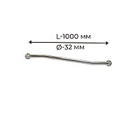 Поручень для людей з інвалідністю (МГН) на стіну у ванну INVO, ламана, розмір 1000 мм, D труби - 32 мм