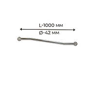 Поручень для людей з інвалідністю (МГН) на стіну у ванну INVO, ламана, розмір 1000 мм, D труби - 42 мм