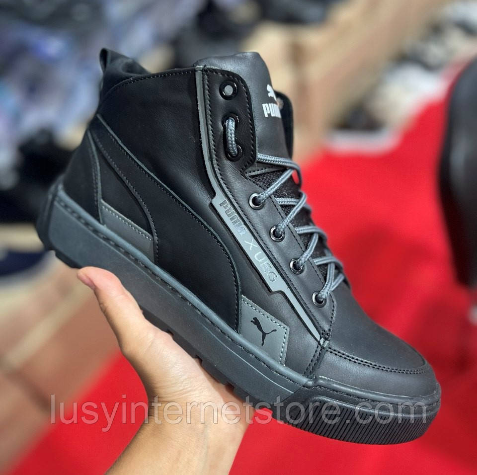 Черевики зимові чоловічі шкіряні від виробника модель ВР25-1018, фото 1