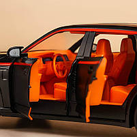 Металева машинка BMW XM Автопром AP7742-2 — чорна модель 1:24 зі світлом і звуком, двері, що відкриваються, фото 3