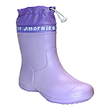 Напівчоботи жіночі фіолетові EVA Jose Amorales, фото 2