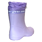 Напівчоботи жіночі фіолетові EVA Jose Amorales, фото 3