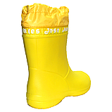 Напівчоботи жіночі жовті EVA Jose Amorales, фото 2