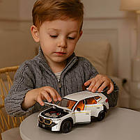 Металева машинка BMW XM Автопром AP7742-3 — білий кросовер 1:24 зі світлом і звуком, фото 7