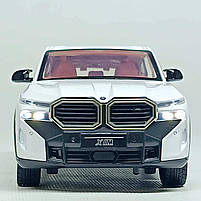 Металева машинка BMW XM Автопром AP7742-3 — білий кросовер 1:24 зі світлом і звуком, фото 3